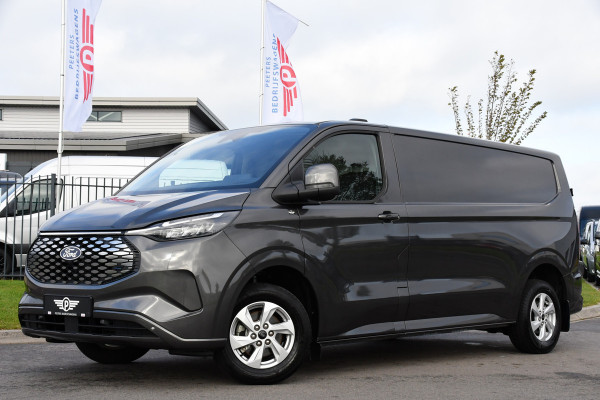 Ford E-Transit Custom 340 L2H1 Limited 65 kWh Virtual, Adaptieve Cruise, Camera, Carplay, Stoelverwarming, LED, 218pk, NAVI, Uniek!