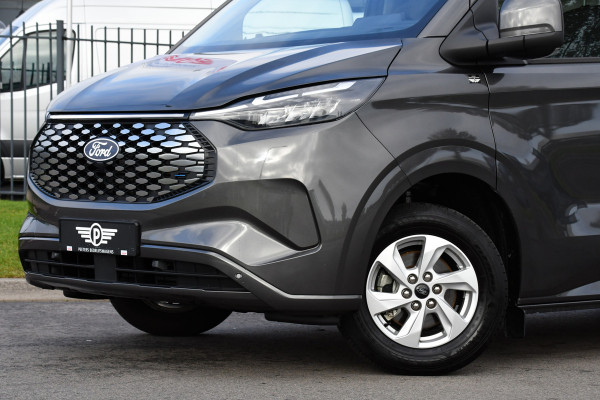 Ford E-Transit Custom 340 L2H1 Limited 65 kWh Virtual, Adaptieve Cruise, Camera, Carplay, Stoelverwarming, LED, 218pk, NAVI, Uniek!