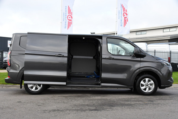 Ford E-Transit Custom 340 L2H1 Limited 65 kWh Virtual, Adaptieve Cruise, Camera, Carplay, Stoelverwarming, LED, 218pk, NAVI, Uniek!
