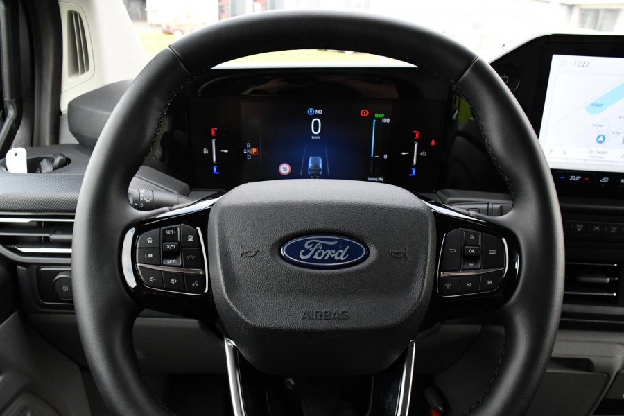 Ford E-Transit Custom 340 L2H1 Limited 65 kWh Virtual, Adaptieve Cruise, Camera, Carplay, Stoelverwarming, LED, 218pk, NAVI, Uniek!