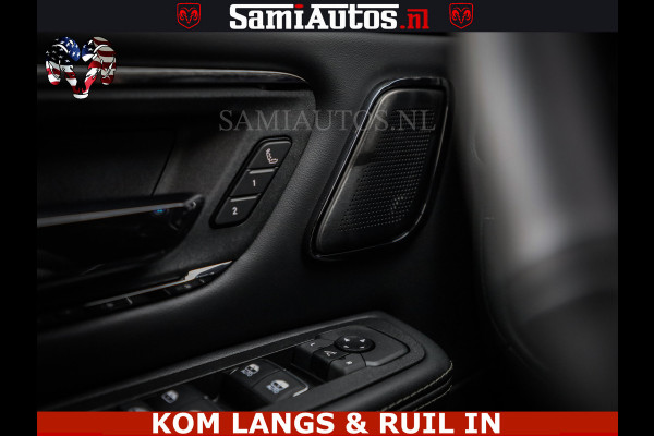Dodge Ram Limited Night High Output 540HP 706Nm | Massage + Full Option | De Meest Luxe en Volle Pick-Up in zijn Klasse | Comfortabele Dubbele Cabine met Royale 5 Zitplaatsen | BPM vrij | Nu Leverbaar uit Voorraad | Voorraad Nr 2300 - 7689 | De specialist in Amerikaanse pick‑ups in Nederland en Europa.
