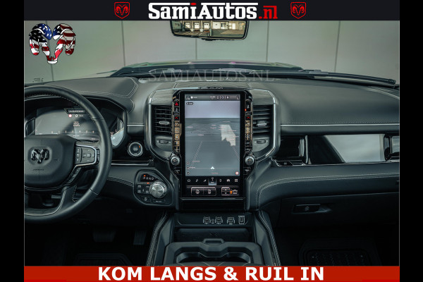 Dodge Ram Limited H.O 540PK 706Nm | Massage + Full Option | De Meest Luxe en Volle Pick-Up in zijn Klasse | Comfortabele Dubbele Cabine met Royale 5 Zitplaatsen | BPM vrij | Nu Leverbaar uit Voorraad | Voorraad Nr 2326 - 5169 | De specialist in Amerikaanse pick‑ups in Nederland en Europa.