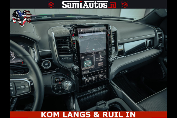 Dodge Ram Limited H.O 540PK 706Nm | Massage + Full Option | De Meest Luxe en Volle Pick-Up in zijn Klasse | Comfortabele Dubbele Cabine met Royale 5 Zitplaatsen | BPM vrij | Nu Leverbaar uit Voorraad | Voorraad Nr 2326 - 5169 | De specialist in Amerikaanse pick‑ups in Nederland en Europa.