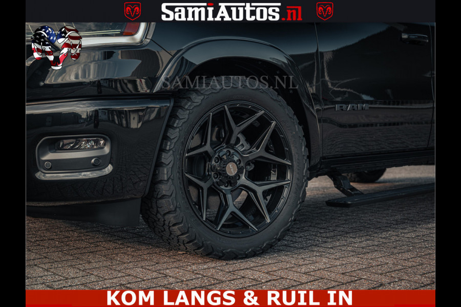 Dodge Ram Limited H.O 540PK 706Nm | Massage + Full Option | De Meest Luxe en Volle Pick-Up in zijn Klasse | Comfortabele Dubbele Cabine met Royale 5 Zitplaatsen | BPM vrij | Nu Leverbaar uit Voorraad | Voorraad Nr 2326 - 5169 | De specialist in Amerikaanse pick‑ups in Nederland en Europa.