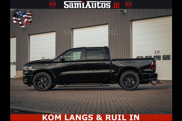 Dodge Ram Limited H.O 540PK 706Nm | Massage + Full Option | De Meest Luxe en Volle Pick-Up in zijn Klasse | Comfortabele Dubbele Cabine met Royale 5 Zitplaatsen | BPM vrij | Nu Leverbaar uit Voorraad | Voorraad Nr 2326 - 5169 | De specialist in Amerikaanse pick‑ups in Nederland en Europa.