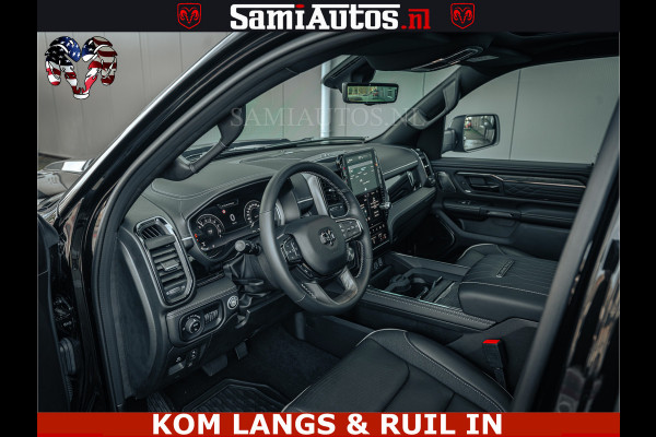 Dodge Ram Limited H.O 540PK 706Nm | Massage + Full Option | De Meest Luxe en Volle Pick-Up in zijn Klasse | Comfortabele Dubbele Cabine met Royale 5 Zitplaatsen | BPM vrij | Nu Leverbaar uit Voorraad | Voorraad Nr 2326 - 5169 | De specialist in Amerikaanse pick‑ups in Nederland en Europa.