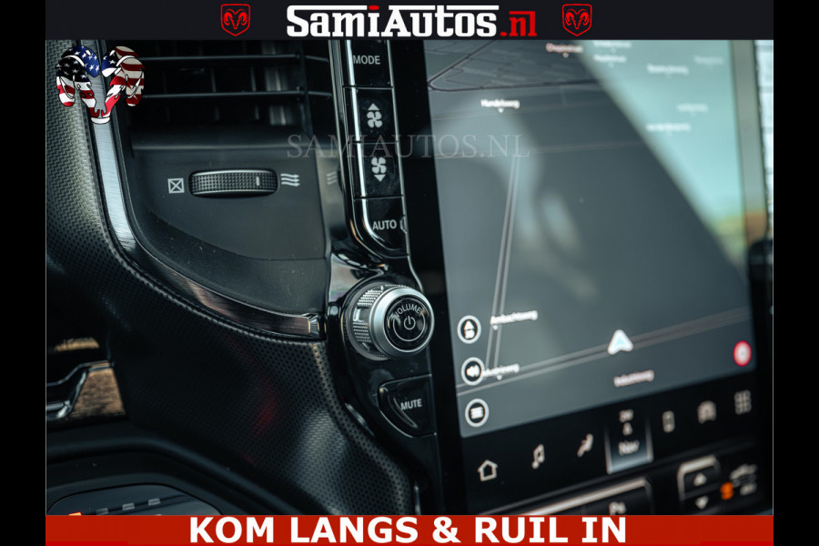 Dodge Ram Limited H.O 540PK 706Nm | Massage + Full Option | De Meest Luxe en Volle Pick-Up in zijn Klasse | Comfortabele Dubbele Cabine met Royale 5 Zitplaatsen | BPM vrij | Nu Leverbaar uit Voorraad | Voorraad Nr 2326 - 5169 | De specialist in Amerikaanse pick‑ups in Nederland en Europa.