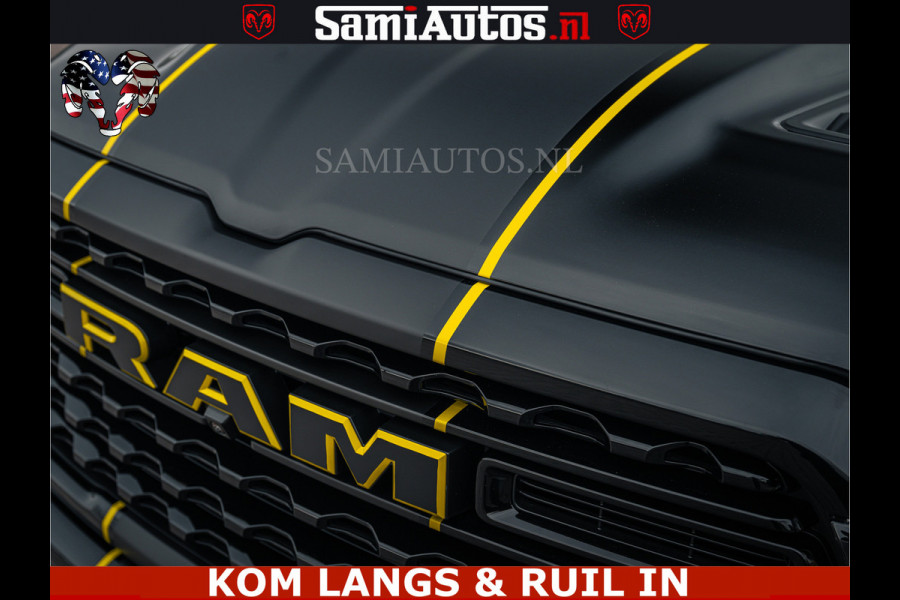 Dodge Ram LIMITED NIGHT H.O 540HP 706Nm | Massage + Full Option | De Meest Luxe en Volle Pick-Up in zijn Klasse | Comfortabele Dubbele Cabine met Royale 5 Zitplaatsen | BPM vrij | Nu Leverbaar uit Voorraad | Voorraad Nr 2370 - 5411 | De specialist in Amerikaanse pick‑ups in Nederland en Europa.