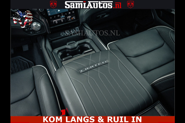 Dodge Ram LIMITED NIGHT H.O 540HP 706Nm | Massage + Full Option | De Meest Luxe en Volle Pick-Up in zijn Klasse | Comfortabele Dubbele Cabine met Royale 5 Zitplaatsen | BPM vrij | Nu Leverbaar uit Voorraad | Voorraad Nr 2370 - 5411 | De specialist in Amerikaanse pick‑ups in Nederland en Europa.