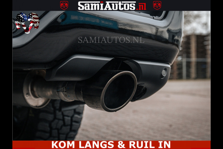 Dodge Ram LIMITED NIGHT H.O 540HP 706Nm | Massage + Full Option | De Meest Luxe en Volle Pick-Up in zijn Klasse | Comfortabele Dubbele Cabine met Royale 5 Zitplaatsen | BPM vrij | Nu Leverbaar uit Voorraad | Voorraad Nr 2370 - 5411 | De specialist in Amerikaanse pick‑ups in Nederland en Europa.