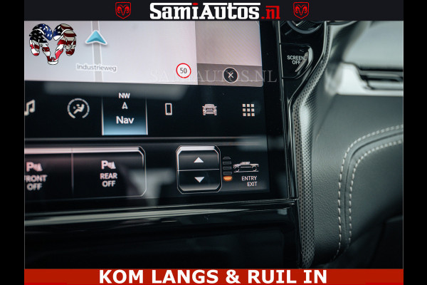 Dodge Ram LIMITED NIGHT H.O 540HP 706Nm | Massage + Full Option | De Meest Luxe en Volle Pick-Up in zijn Klasse | Comfortabele Dubbele Cabine met Royale 5 Zitplaatsen | BPM vrij | Nu Leverbaar uit Voorraad | Voorraad Nr 2370 - 5411 | De specialist in Amerikaanse pick‑ups in Nederland en Europa.