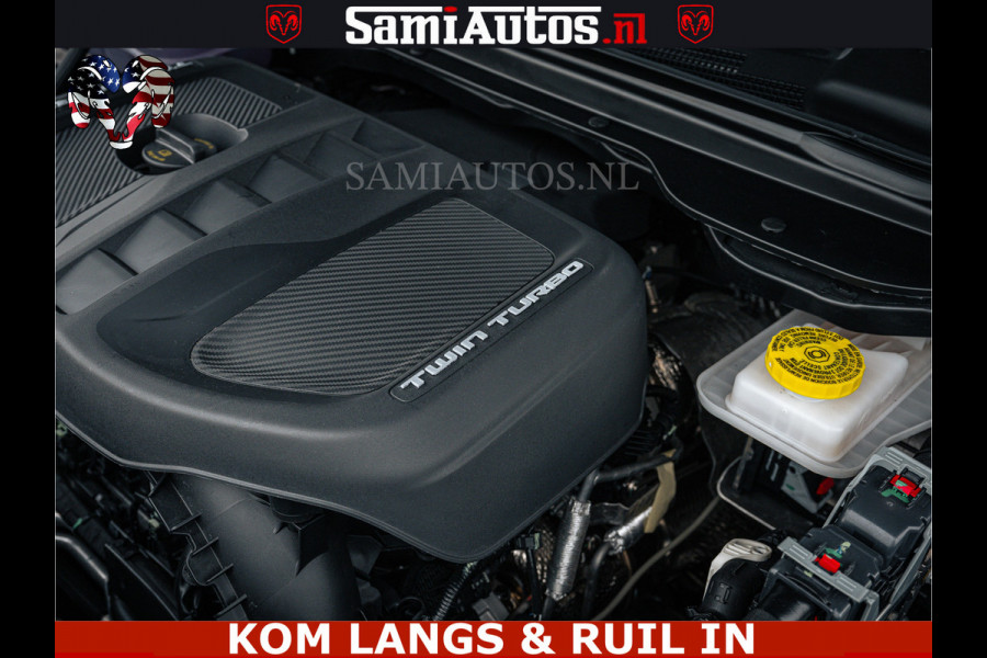 Dodge Ram LIMITED NIGHT H.O 540HP 706Nm | Massage + Full Option | De Meest Luxe en Volle Pick-Up in zijn Klasse | Comfortabele Dubbele Cabine met Royale 5 Zitplaatsen | BPM vrij | Nu Leverbaar uit Voorraad | Voorraad Nr 2370 - 5411 | De specialist in Amerikaanse pick‑ups in Nederland en Europa.