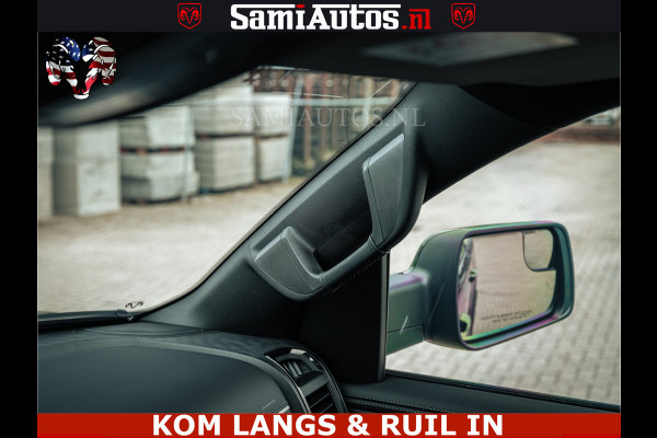 Dodge Ram LIMITED NIGHT H.O 540HP 706Nm | Massage + Full Option | De Meest Luxe en Volle Pick-Up in zijn Klasse | Comfortabele Dubbele Cabine met Royale 5 Zitplaatsen | BPM vrij | Nu Leverbaar uit Voorraad | Voorraad Nr 2370 - 5411 | De specialist in Amerikaanse pick‑ups in Nederland en Europa.