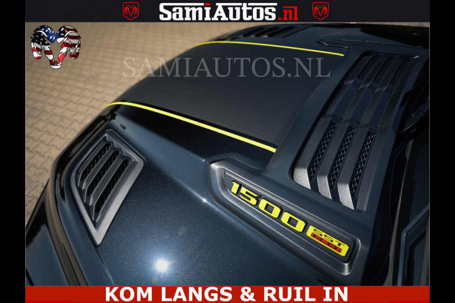 Dodge Ram Limited Night Sport High Output 540HP 706Nm | Massage + Full Option | De Meest Luxe en Volle Pick-Up in zijn Klasse | Comfortabele Dubbele Cabine met Royale 5 Zitplaatsen | BPM vrij | Nu Leverbaar uit Voorraad | Voorraad Nr 2356 - 0990 | De specialist in Amerikaanse pick‑ups in Nederland en Europa.