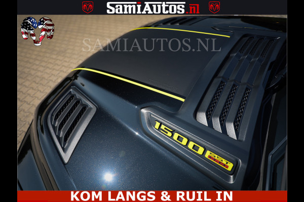 Dodge Ram Limited Night Sport High Output 540HP 706Nm | Massage + Full Option | De Meest Luxe en Volle Pick-Up in zijn Klasse | Comfortabele Dubbele Cabine met Royale 5 Zitplaatsen | BPM vrij | Nu Leverbaar uit Voorraad | Voorraad Nr 2356 - 0990 | De specialist in Amerikaanse pick‑ups in Nederland en Europa.