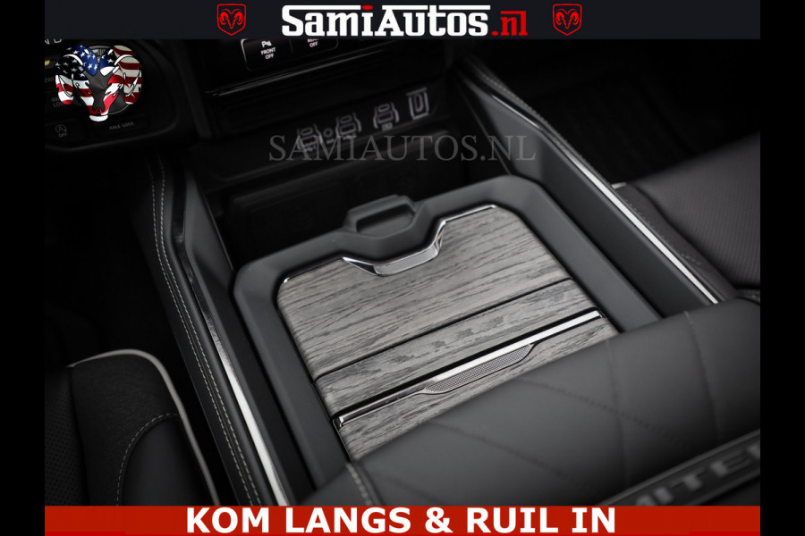 Dodge Ram Limited Night Sport High Output 540HP 706Nm | Massage + Full Option | De Meest Luxe en Volle Pick-Up in zijn Klasse | Comfortabele Dubbele Cabine met Royale 5 Zitplaatsen | BPM vrij | Nu Leverbaar uit Voorraad | Voorraad Nr 2356 - 0990 | De specialist in Amerikaanse pick‑ups in Nederland en Europa.