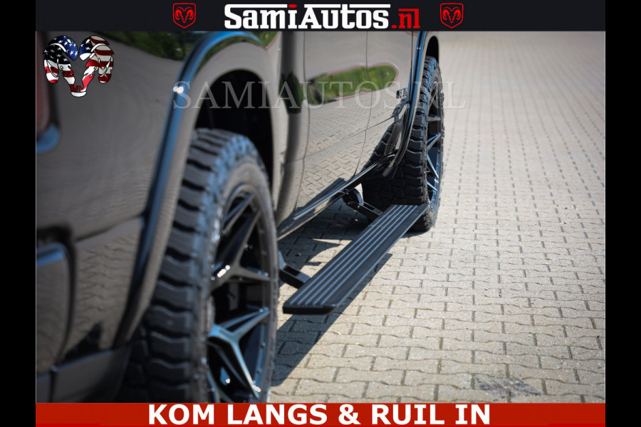 Dodge Ram Limited Night Sport High Output 540HP 706Nm | Massage + Full Option | De Meest Luxe en Volle Pick-Up in zijn Klasse | Comfortabele Dubbele Cabine met Royale 5 Zitplaatsen | BPM vrij | Nu Leverbaar uit Voorraad | Voorraad Nr 2356 - 0990 | De specialist in Amerikaanse pick‑ups in Nederland en Europa.