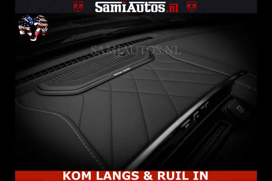 Dodge Ram Limited Night Sport High Output 540HP 706Nm | Massage + Full Option | De Meest Luxe en Volle Pick-Up in zijn Klasse | Comfortabele Dubbele Cabine met Royale 5 Zitplaatsen | BPM vrij | Nu Leverbaar uit Voorraad | Voorraad Nr 2356 - 0990 | De specialist in Amerikaanse pick‑ups in Nederland en Europa.