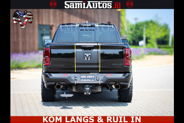 Dodge Ram Limited Night Sport High Output 540HP 706Nm | Massage + Full Option | De Meest Luxe en Volle Pick-Up in zijn Klasse | Comfortabele Dubbele Cabine met Royale 5 Zitplaatsen | BPM vrij | Nu Leverbaar uit Voorraad | Voorraad Nr 2356 - 0990 | De specialist in Amerikaanse pick‑ups in Nederland en Europa.