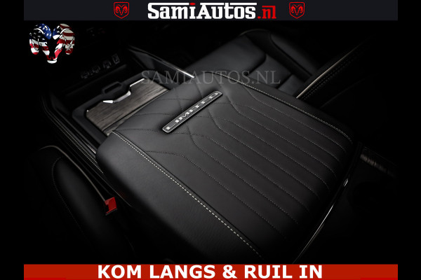 Dodge Ram Limited Night Sport High Output 540HP 706Nm | Massage + Full Option | De Meest Luxe en Volle Pick-Up in zijn Klasse | Comfortabele Dubbele Cabine met Royale 5 Zitplaatsen | BPM vrij | Nu Leverbaar uit Voorraad | Voorraad Nr 2356 - 0990 | De specialist in Amerikaanse pick‑ups in Nederland en Europa.