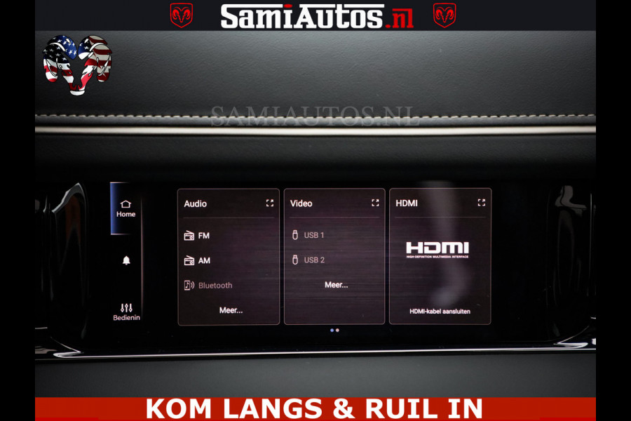 Dodge Ram Limited Night Sport High Output 540HP 706Nm | Massage + Full Option | De Meest Luxe en Volle Pick-Up in zijn Klasse | Comfortabele Dubbele Cabine met Royale 5 Zitplaatsen | BPM vrij | Nu Leverbaar uit Voorraad | Voorraad Nr 2356 - 0990 | De specialist in Amerikaanse pick‑ups in Nederland en Europa.