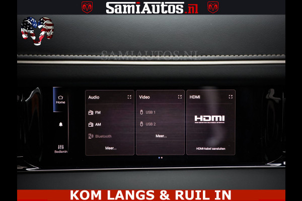 Dodge Ram Limited Night Sport High Output 540HP 706Nm | Massage + Full Option | De Meest Luxe en Volle Pick-Up in zijn Klasse | Comfortabele Dubbele Cabine met Royale 5 Zitplaatsen | BPM vrij | Nu Leverbaar uit Voorraad | Voorraad Nr 2356 - 0990 | De specialist in Amerikaanse pick‑ups in Nederland en Europa.