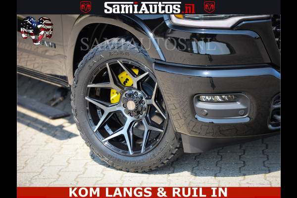 Dodge Ram Limited Night Sport High Output 540HP 706Nm | Massage + Full Option | De Meest Luxe en Volle Pick-Up in zijn Klasse | Comfortabele Dubbele Cabine met Royale 5 Zitplaatsen | BPM vrij | Nu Leverbaar uit Voorraad | Voorraad Nr 2356 - 0990 | De specialist in Amerikaanse pick‑ups in Nederland en Europa.