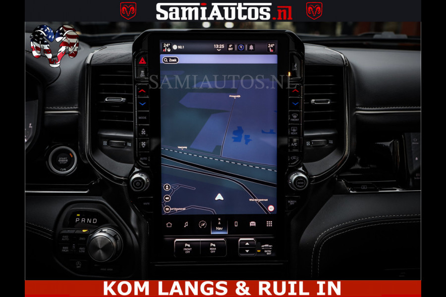 Dodge Ram Limited Night Sport High Output 540HP 706Nm | Massage + Full Option | De Meest Luxe en Volle Pick-Up in zijn Klasse | Comfortabele Dubbele Cabine met Royale 5 Zitplaatsen | BPM vrij | Nu Leverbaar uit Voorraad | Voorraad Nr 2356 - 0990 | De specialist in Amerikaanse pick‑ups in Nederland en Europa.