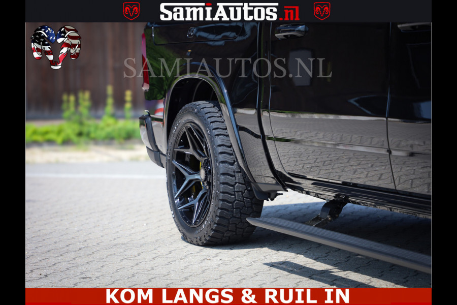 Dodge Ram Limited Night Sport High Output 540HP 706Nm | Massage + Full Option | De Meest Luxe en Volle Pick-Up in zijn Klasse | Comfortabele Dubbele Cabine met Royale 5 Zitplaatsen | BPM vrij | Nu Leverbaar uit Voorraad | Voorraad Nr 2356 - 0990 | De specialist in Amerikaanse pick‑ups in Nederland en Europa.