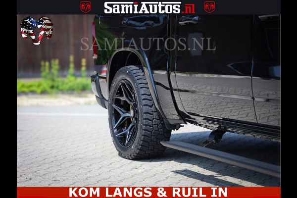 Dodge Ram Limited Night Sport High Output 540HP 706Nm | Massage + Full Option | De Meest Luxe en Volle Pick-Up in zijn Klasse | Comfortabele Dubbele Cabine met Royale 5 Zitplaatsen | BPM vrij | Nu Leverbaar uit Voorraad | Voorraad Nr 2356 - 0990 | De specialist in Amerikaanse pick‑ups in Nederland en Europa.