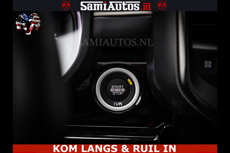Dodge Ram Limited Night Sport High Output 540HP 706Nm | Massage + Full Option | De Meest Luxe en Volle Pick-Up in zijn Klasse | Comfortabele Dubbele Cabine met Royale 5 Zitplaatsen | BPM vrij | Nu Leverbaar uit Voorraad | Voorraad Nr 2356 - 0990 | De specialist in Amerikaanse pick‑ups in Nederland en Europa.