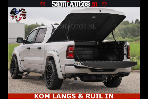 Dodge Ram HUD | 420PK | LUCHTVERING | PANO | PASSAGIERSSCHERM | BOM EN BOM VOL | Comfortabele Dubbele Cabine met Royale 5 Zitplaatsen | DODGE RAM PREMIUM LARAMIE EDITION | Voorraad Nr 2230 - 8765 | De specialist in Amerikaanse pick‑ups in Nederland en Europa.