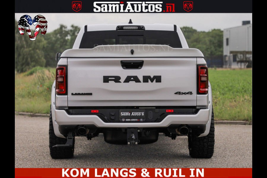 Dodge Ram HUD | 420PK | LUCHTVERING | PANO | PASSAGIERSSCHERM | BOM EN BOM VOL | Comfortabele Dubbele Cabine met Royale 5 Zitplaatsen | DODGE RAM PREMIUM LARAMIE EDITION | Voorraad Nr 2230 - 8765 | De specialist in Amerikaanse pick‑ups in Nederland en Europa.