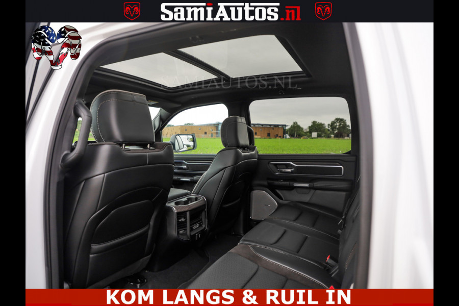 Dodge Ram HUD | 420PK | LUCHTVERING | PANO | PASSAGIERSSCHERM | BOM EN BOM VOL | Comfortabele Dubbele Cabine met Royale 5 Zitplaatsen | DODGE RAM PREMIUM LARAMIE EDITION | Voorraad Nr 2230 - 8765 | De specialist in Amerikaanse pick‑ups in Nederland en Europa.