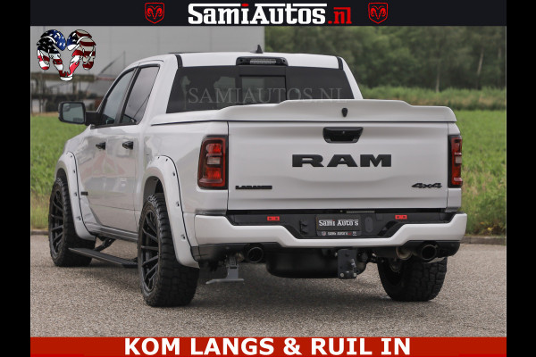 Dodge Ram HUD | 420PK | LUCHTVERING | PANO | PASSAGIERSSCHERM | BOM EN BOM VOL | Comfortabele Dubbele Cabine met Royale 5 Zitplaatsen | DODGE RAM PREMIUM LARAMIE EDITION | Voorraad Nr 2230 - 8765 | De specialist in Amerikaanse pick‑ups in Nederland en Europa.