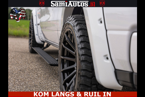 Dodge Ram HUD | 420PK | LUCHTVERING | PANO | PASSAGIERSSCHERM | BOM EN BOM VOL | Comfortabele Dubbele Cabine met Royale 5 Zitplaatsen | DODGE RAM PREMIUM LARAMIE EDITION | Voorraad Nr 2230 - 8765 | De specialist in Amerikaanse pick‑ups in Nederland en Europa.