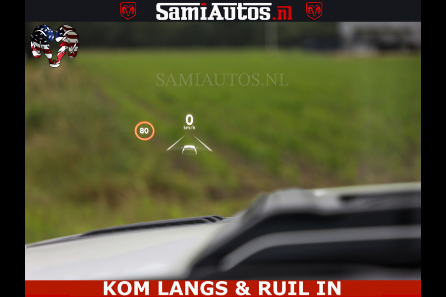 Dodge Ram HUD | 420PK | LUCHTVERING | PANO | PASSAGIERSSCHERM | BOM EN BOM VOL | Comfortabele Dubbele Cabine met Royale 5 Zitplaatsen | DODGE RAM PREMIUM LARAMIE EDITION | Voorraad Nr 2230 - 8765 | De specialist in Amerikaanse pick‑ups in Nederland en Europa.