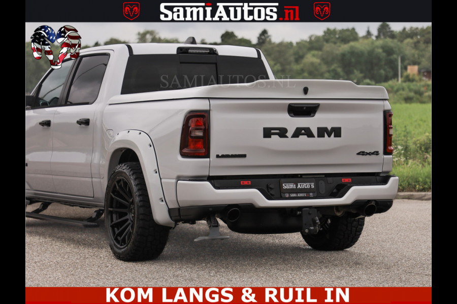 Dodge Ram HUD | 420PK | LUCHTVERING | PANO | PASSAGIERSSCHERM | BOM EN BOM VOL | Comfortabele Dubbele Cabine met Royale 5 Zitplaatsen | DODGE RAM PREMIUM LARAMIE EDITION | Voorraad Nr 2230 - 8765 | De specialist in Amerikaanse pick‑ups in Nederland en Europa.