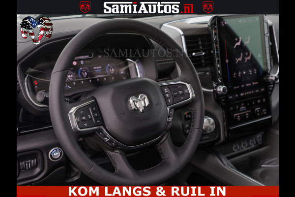 Dodge Ram HUD | 420PK | LUCHTVERING | PANO | PASSAGIERSSCHERM | BOM EN BOM VOL | Comfortabele Dubbele Cabine met Royale 5 Zitplaatsen | DODGE RAM PREMIUM LARAMIE EDITION | Voorraad Nr 2230 - 8765 | De specialist in Amerikaanse pick‑ups in Nederland en Europa.