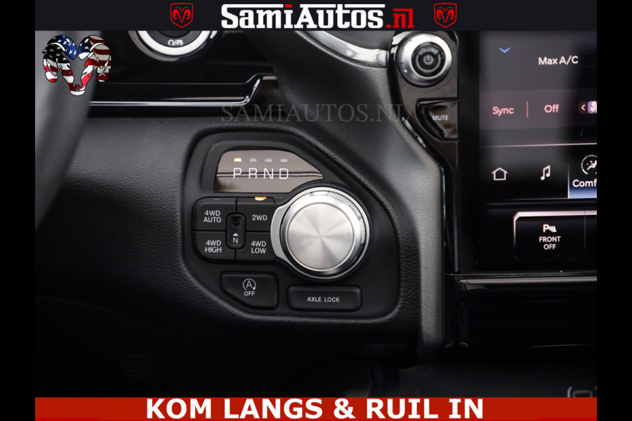 Dodge Ram HUD | 420PK | LUCHTVERING | PANO | PASSAGIERSSCHERM | BOM EN BOM VOL | Comfortabele Dubbele Cabine met Royale 5 Zitplaatsen | DODGE RAM PREMIUM LARAMIE EDITION | Voorraad Nr 2230 - 8765 | De specialist in Amerikaanse pick‑ups in Nederland en Europa.