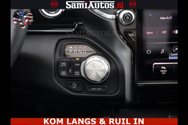 Dodge Ram HUD | 420PK | LUCHTVERING | PANO | PASSAGIERSSCHERM | BOM EN BOM VOL | Comfortabele Dubbele Cabine met Royale 5 Zitplaatsen | DODGE RAM PREMIUM LARAMIE EDITION | Voorraad Nr 2230 - 8765 | De specialist in Amerikaanse pick‑ups in Nederland en Europa.