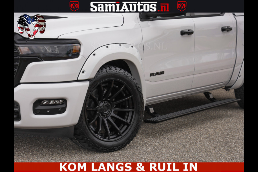 Dodge Ram HUD | 420PK | LUCHTVERING | PANO | PASSAGIERSSCHERM | BOM EN BOM VOL | Comfortabele Dubbele Cabine met Royale 5 Zitplaatsen | DODGE RAM PREMIUM LARAMIE EDITION | Voorraad Nr 2230 - 8765 | De specialist in Amerikaanse pick‑ups in Nederland en Europa.