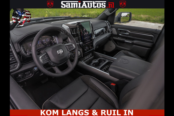Dodge Ram HUD | 420PK | LUCHTVERING | PANO | PASSAGIERSSCHERM | BOM EN BOM VOL | Comfortabele Dubbele Cabine met Royale 5 Zitplaatsen | DODGE RAM PREMIUM LARAMIE EDITION | Voorraad Nr 2230 - 8765 | De specialist in Amerikaanse pick‑ups in Nederland en Europa.