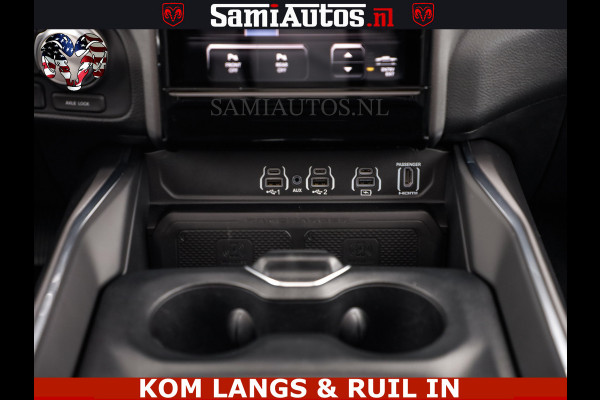 Dodge Ram HUD | 420PK | LUCHTVERING | PANO | PASSAGIERSSCHERM | BOM EN BOM VOL | Comfortabele Dubbele Cabine met Royale 5 Zitplaatsen | DODGE RAM PREMIUM LARAMIE EDITION | Voorraad Nr 2230 - 8765 | De specialist in Amerikaanse pick‑ups in Nederland en Europa.