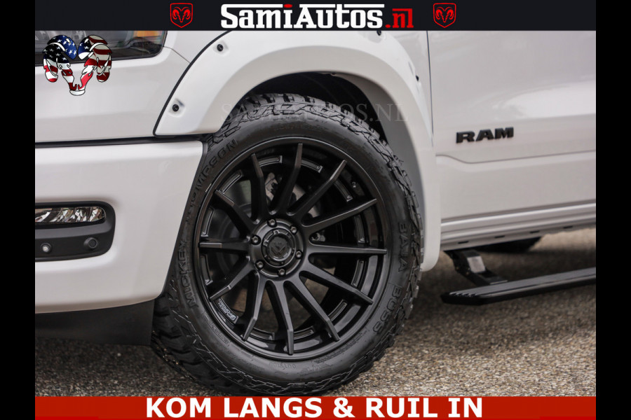Dodge Ram HUD | 420PK | LUCHTVERING | PANO | PASSAGIERSSCHERM | BOM EN BOM VOL | Comfortabele Dubbele Cabine met Royale 5 Zitplaatsen | DODGE RAM PREMIUM LARAMIE EDITION | Voorraad Nr 2230 - 8765 | De specialist in Amerikaanse pick‑ups in Nederland en Europa.