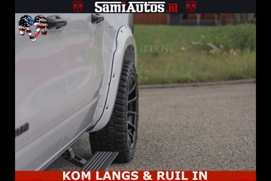 Dodge Ram HUD | 420PK | LUCHTVERING | PANO | PASSAGIERSSCHERM | BOM EN BOM VOL | Comfortabele Dubbele Cabine met Royale 5 Zitplaatsen | DODGE RAM PREMIUM LARAMIE EDITION | Voorraad Nr 2230 - 8765 | De specialist in Amerikaanse pick‑ups in Nederland en Europa.