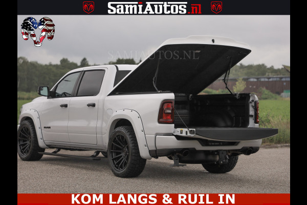 Dodge Ram HUD | 420PK | LUCHTVERING | PANO | PASSAGIERSSCHERM | BOM EN BOM VOL | Comfortabele Dubbele Cabine met Royale 5 Zitplaatsen | DODGE RAM PREMIUM LARAMIE EDITION | Voorraad Nr 2230 - 8765 | De specialist in Amerikaanse pick‑ups in Nederland en Europa.