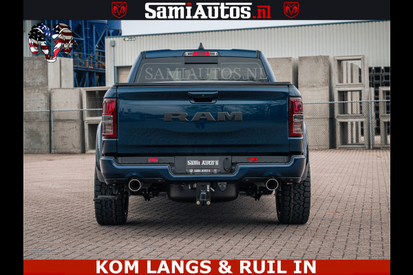 Dodge Ram SPORT | 5.7 V8 4x4 HEMI | PANORAMA DAK | GROOTSCHERM 12 INCH | LPG | Patriot Blue CREW CAB | DUBBELE CABINE | 5 PERSOONS | DC | VOORRAAD NR 2555 - 3325 | De specialist in Amerikaanse pick‑ups in Nederland en Europa.