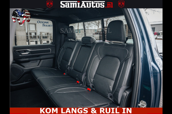 Dodge Ram SPORT | 5.7 V8 4x4 HEMI | PANORAMA DAK | GROOTSCHERM 12 INCH | LPG | Patriot Blue CREW CAB | DUBBELE CABINE | 5 PERSOONS | DC | VOORRAAD NR 2555 - 3325 | De specialist in Amerikaanse pick‑ups in Nederland en Europa.
