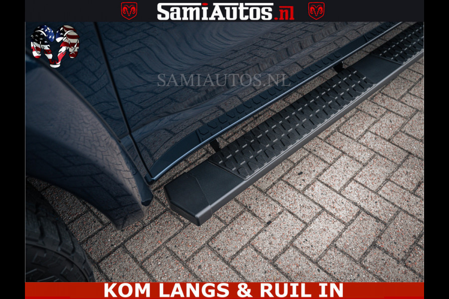 Dodge Ram SPORT | 5.7 V8 4x4 HEMI | PANORAMA DAK | GROOTSCHERM 12 INCH | LPG | Patriot Blue CREW CAB | DUBBELE CABINE | 5 PERSOONS | DC | VOORRAAD NR 2555 - 3325 | De specialist in Amerikaanse pick‑ups in Nederland en Europa.